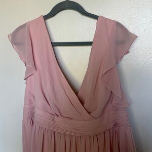 Ever Pretty Soft Pink Backless Dress